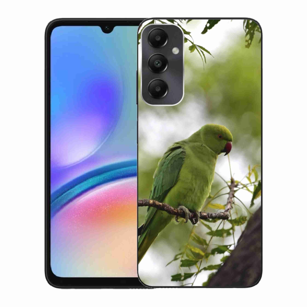 Gélový kryt mmCase na Samsung Galaxy A05s - zelený papagáj