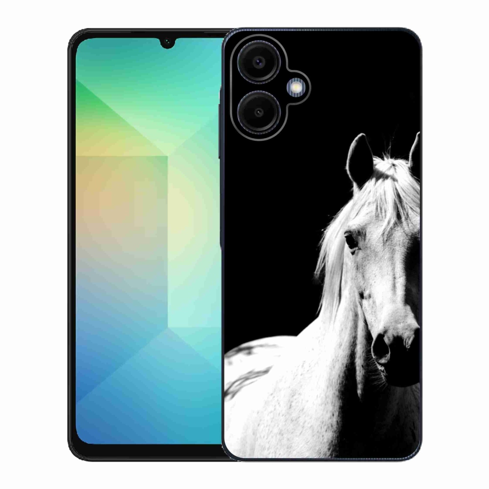 Gélový kryt mmCase na Samsung Galaxy A06 - biely kôň 5