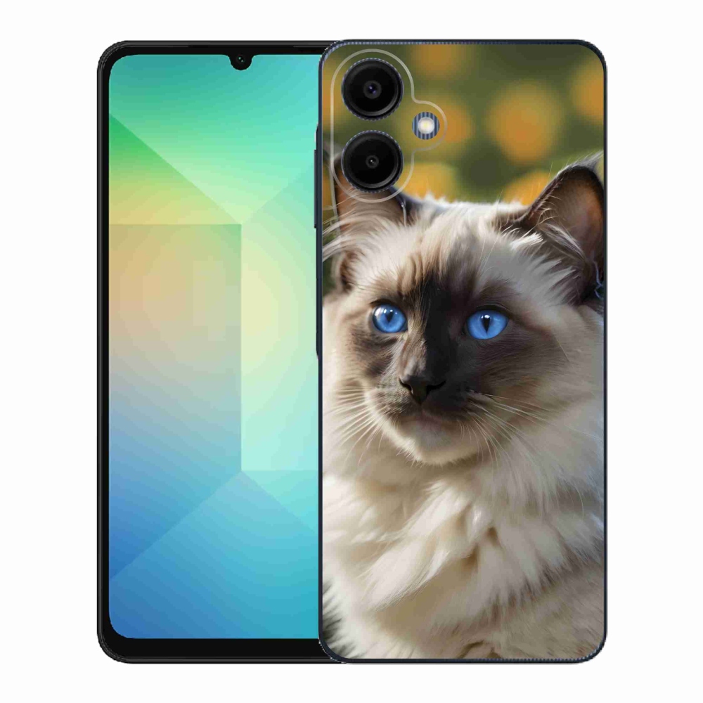 Gélový kryt mmCase na Samsung Galaxy A06 - biely ragdoll