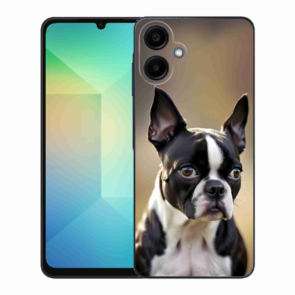 Gélový kryt mmCase na Samsung Galaxy A06 - bostonský teriér