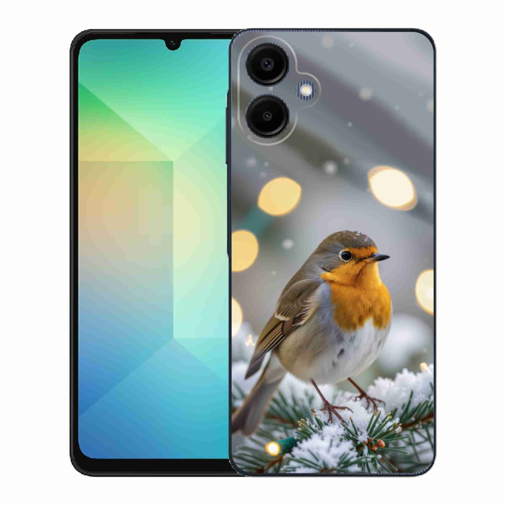 Gélový kryt mmCase na Samsung Galaxy A06 - červienka v zime