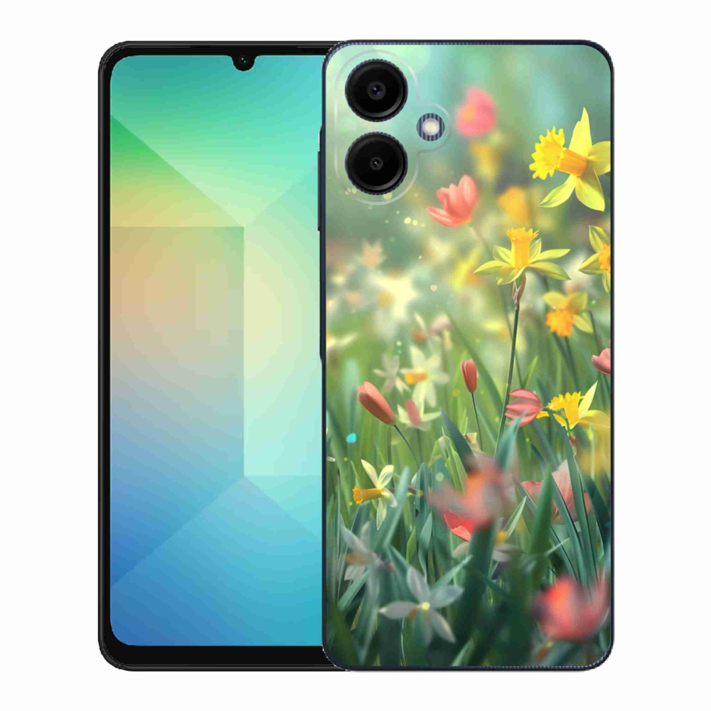 Gélový kryt mmCase na Samsung Galaxy A06 - jarné kvety