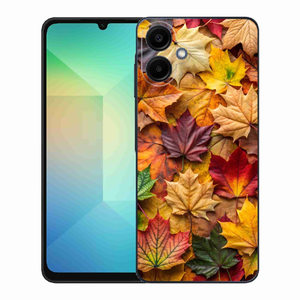 Gélový kryt mmCase na Samsung Galaxy A06 - javorové listy 2