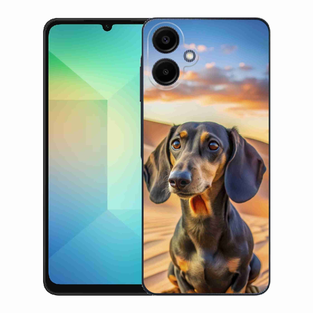 Gélový kryt mmCase na Samsung Galaxy A06 - jazvečík 3
