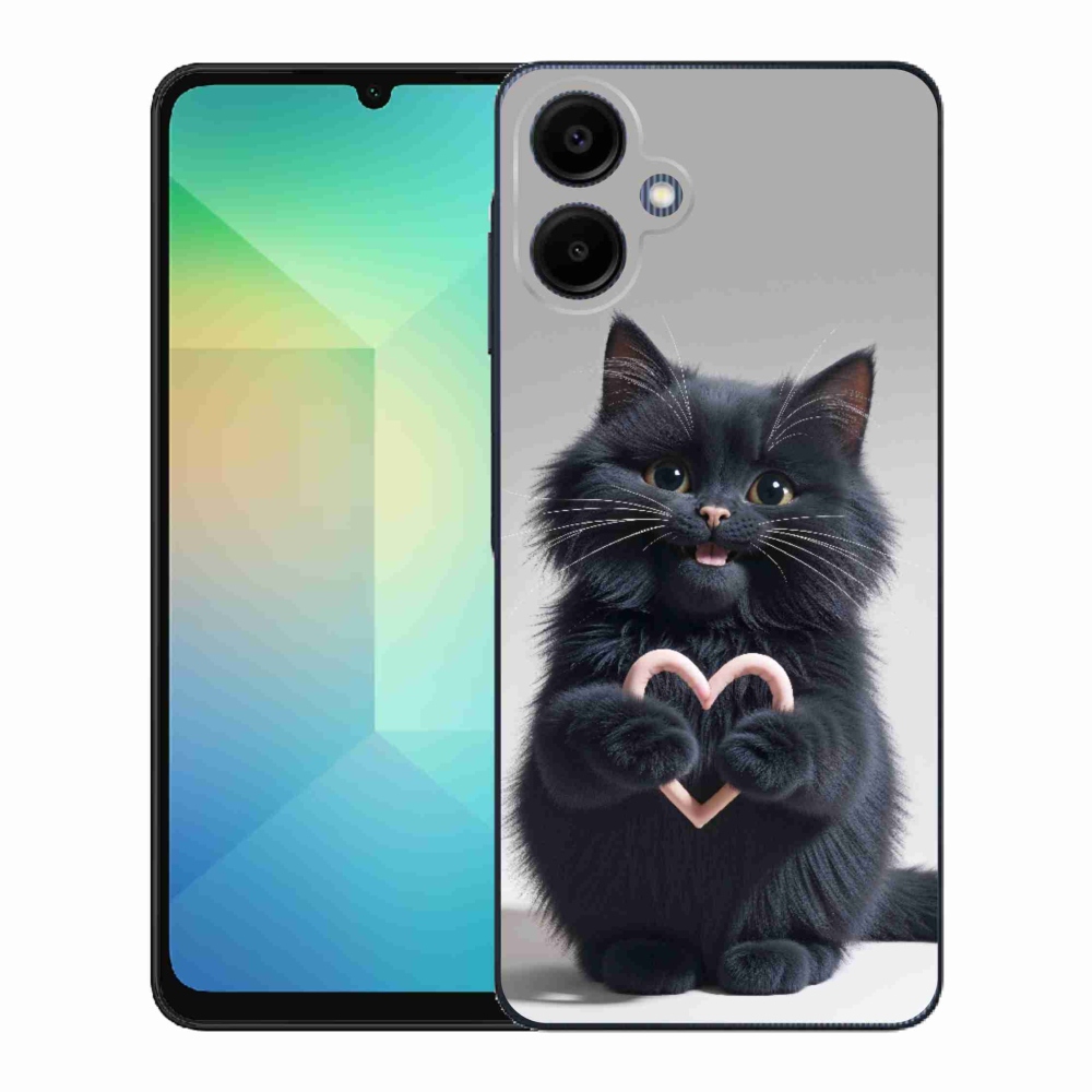 Gélový kryt mmCase na Samsung Galaxy A06 - mačacia láska 3