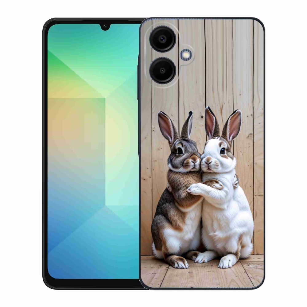 Gélový kryt mmCase na Samsung Galaxy A06 - králičie pár