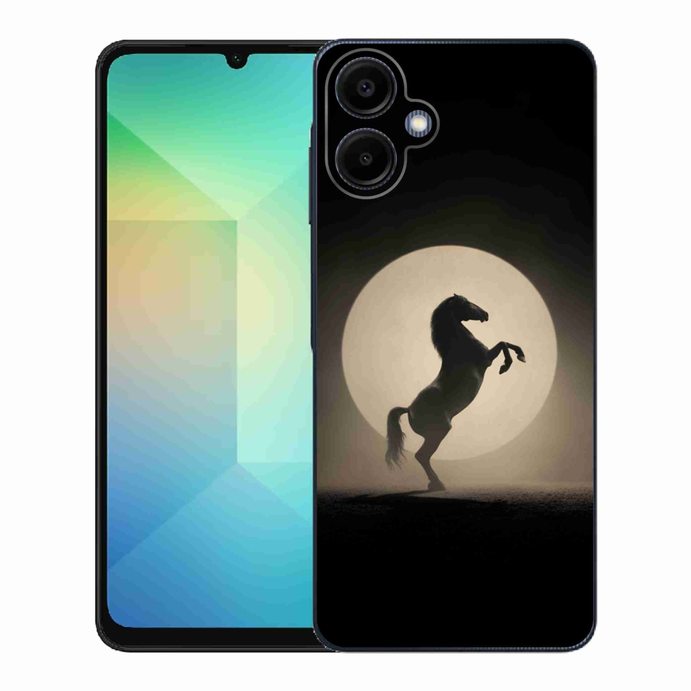 Gélový kryt mmCase na Samsung Galaxy A06 - kôň v siluete