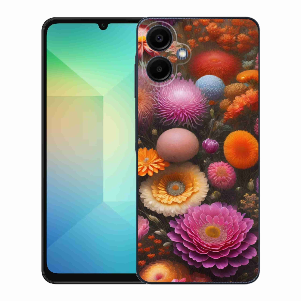 Gélový kryt mmCase na Samsung Galaxy A06 - kvetinová kompozícia