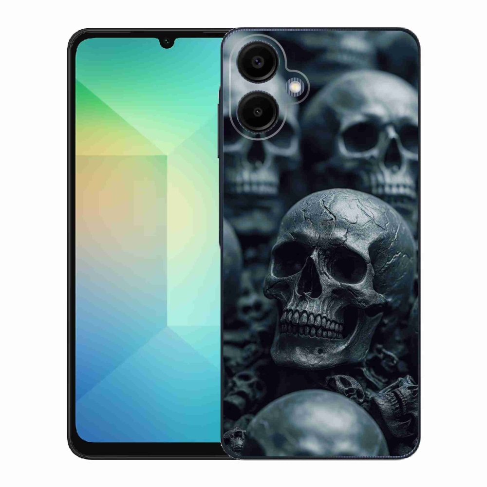 Gélový kryt mmCase na Samsung Galaxy A06 - lebka 2