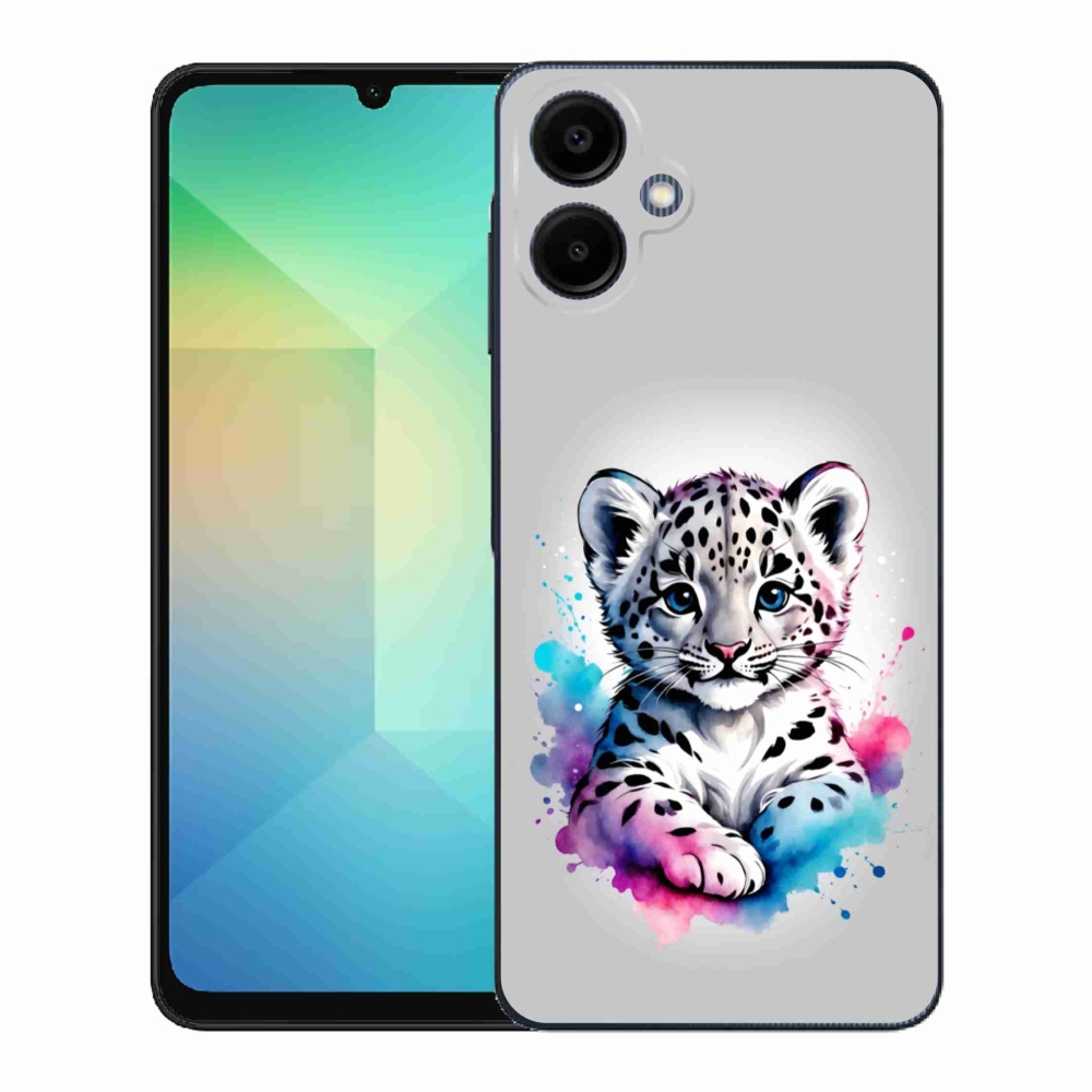 Gélový kryt mmCase na Samsung Galaxy A06 - leopardej mláďa