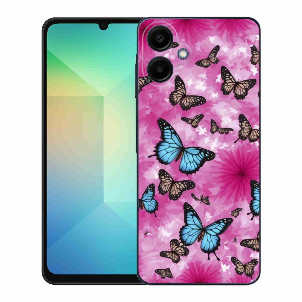 Gélový kryt mmCase na Samsung Galaxy A06 - motýlia záhrada