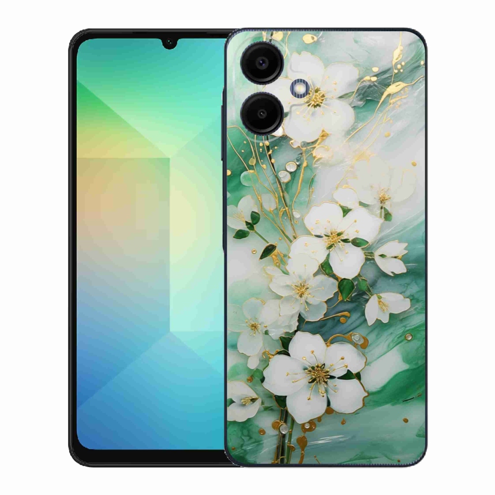 Gélový kryt mmCase na Samsung Galaxy A06 - nežné kvety