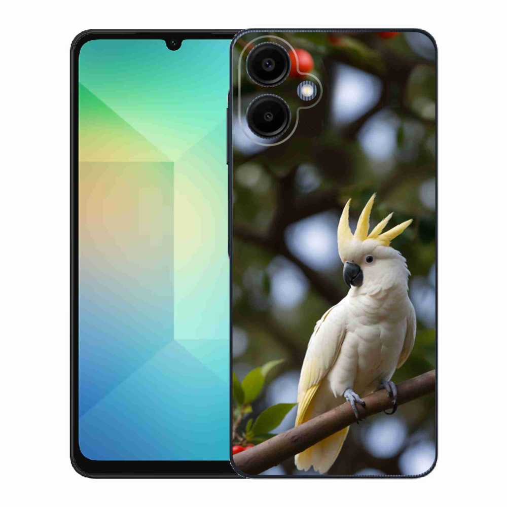 Gélový kryt mmCase na Samsung Galaxy A06 - papagáj kakadu 3