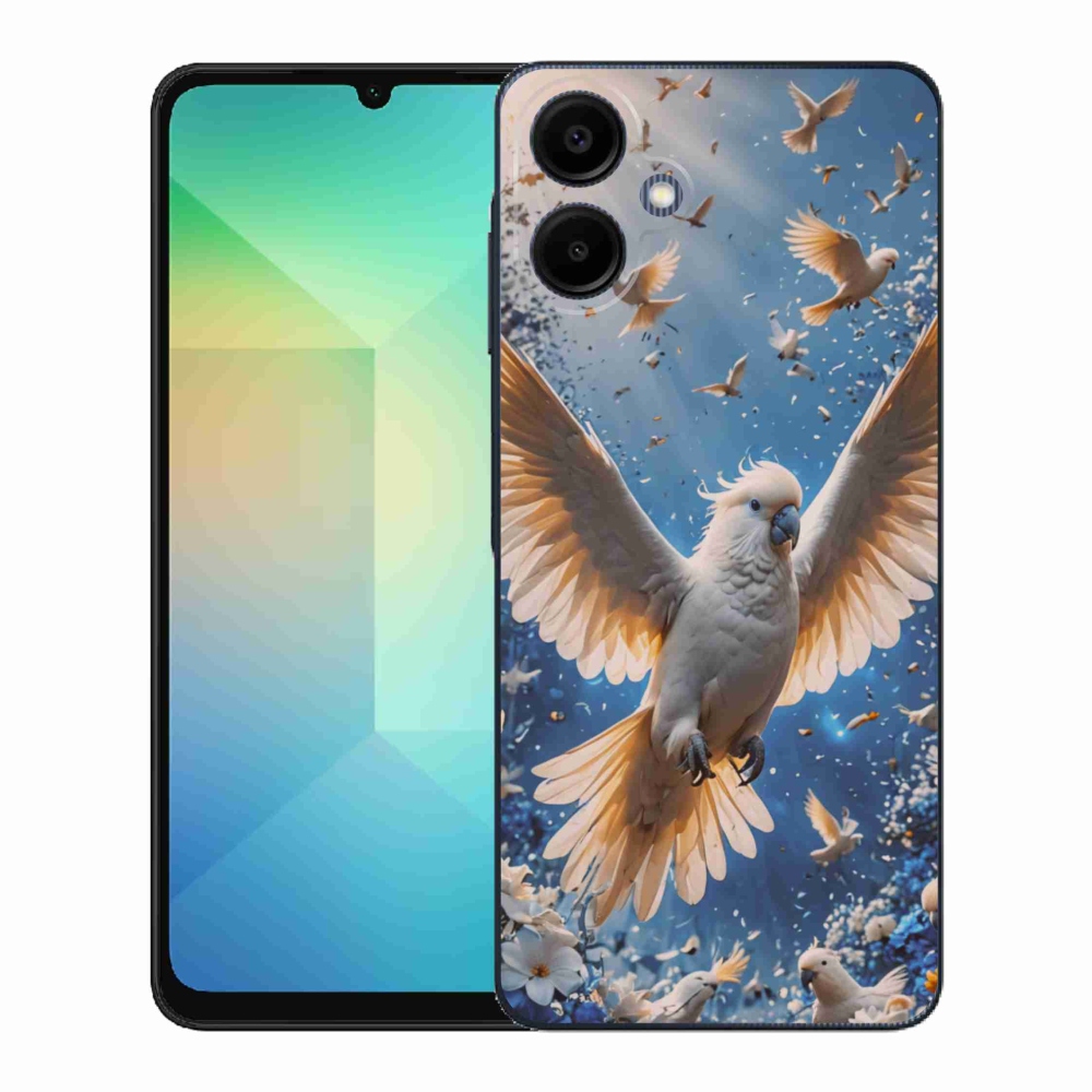 Gélový kryt mmCase na Samsung Galaxy A06 - papagáj kakadu
