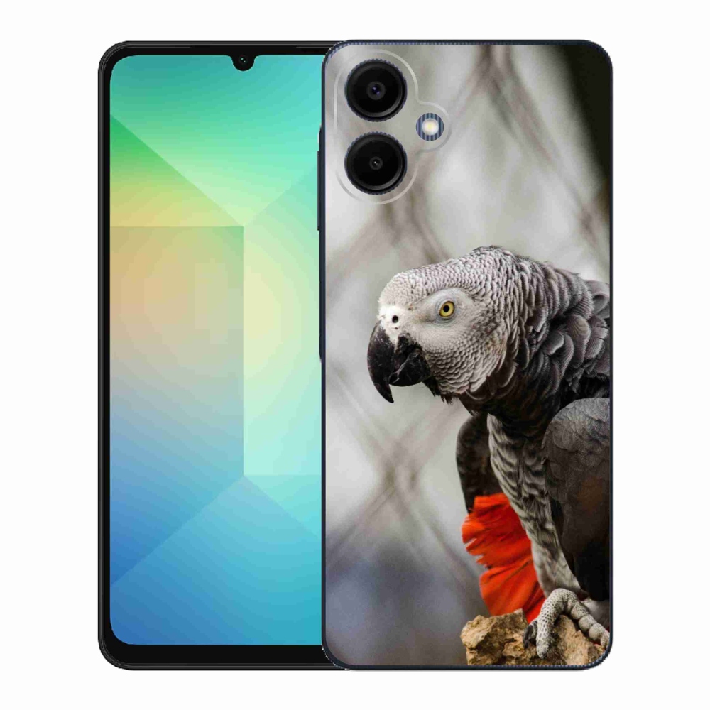 Gélový kryt mmCase na Samsung Galaxy A06 - papagáj žako 3