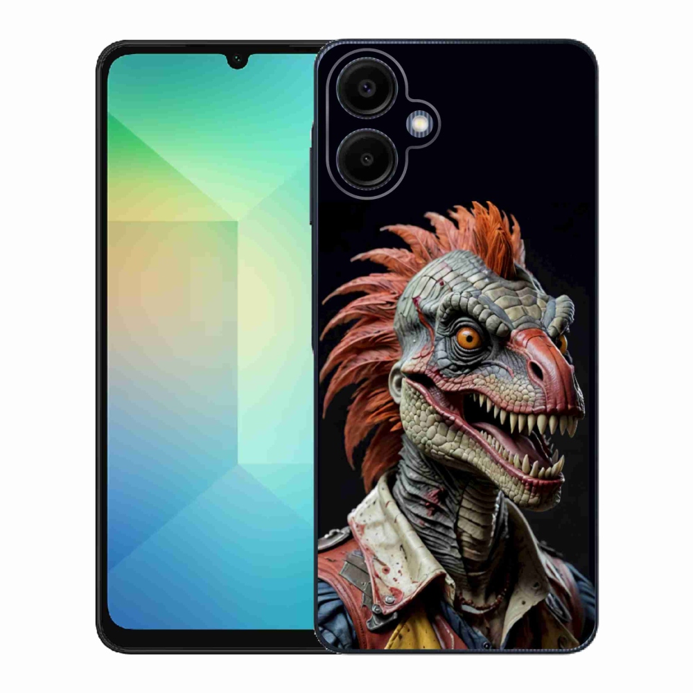 Gélový kryt mmCase na Samsung Galaxy A06 - punk dinosaurus
