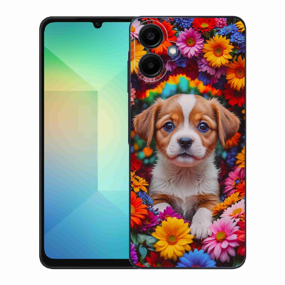 Gélový kryt mmCase na Samsung Galaxy A06 - roztomilé šteňa