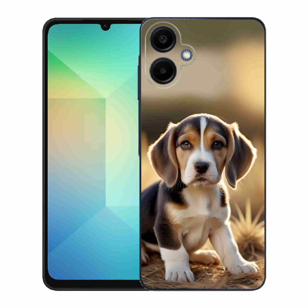 Gélový kryt mmCase na Samsung Galaxy A06 - roztomilý bígl
