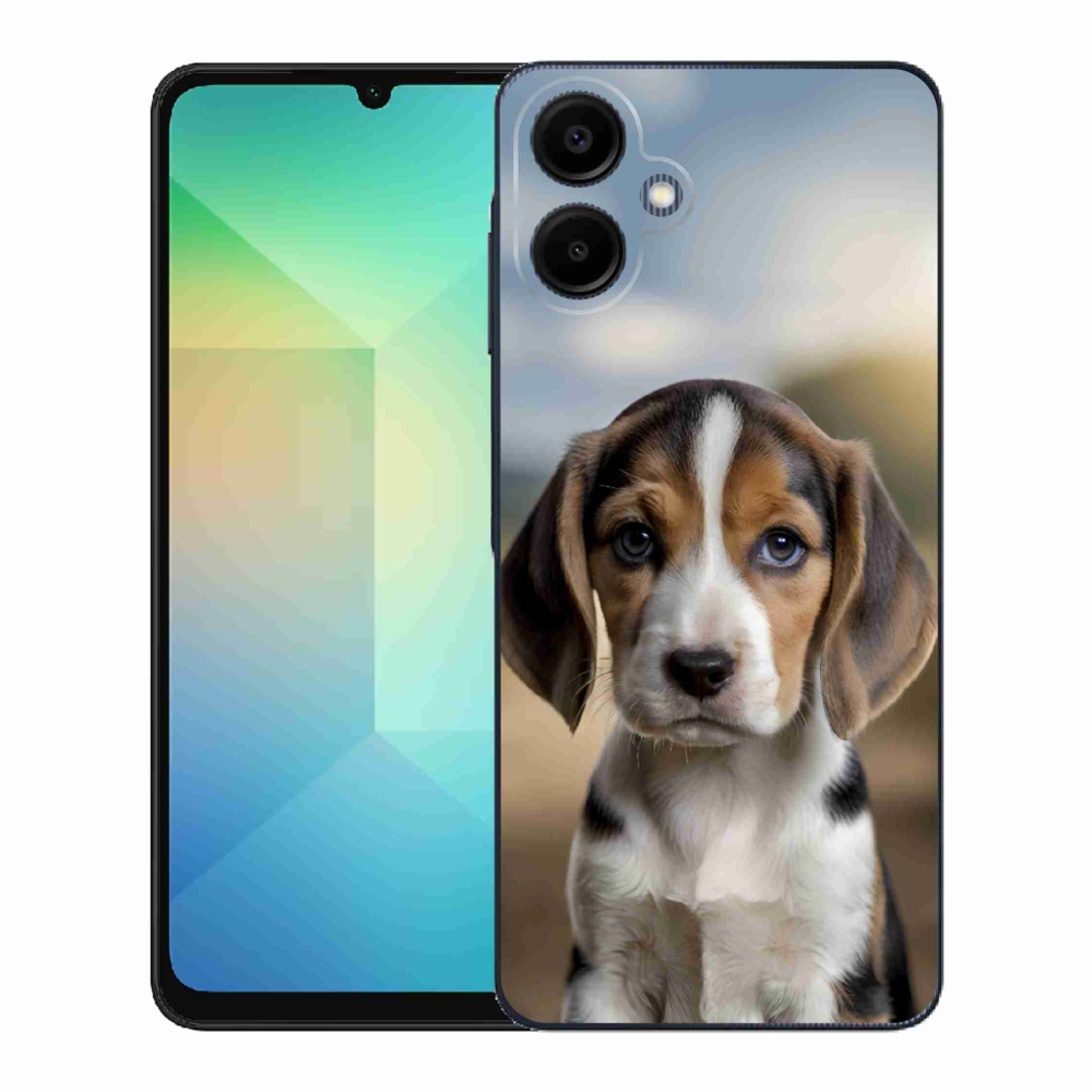 Gélový kryt mmCase na Samsung Galaxy A06 - roztomilý bígl
