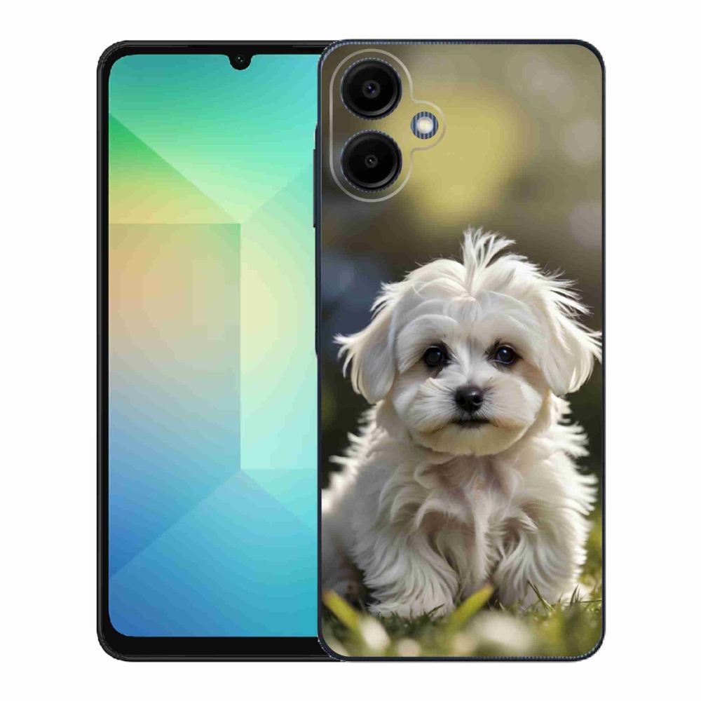 Gélový kryt mmCase na Samsung Galaxy A06 - roztomilý maltézsky psík