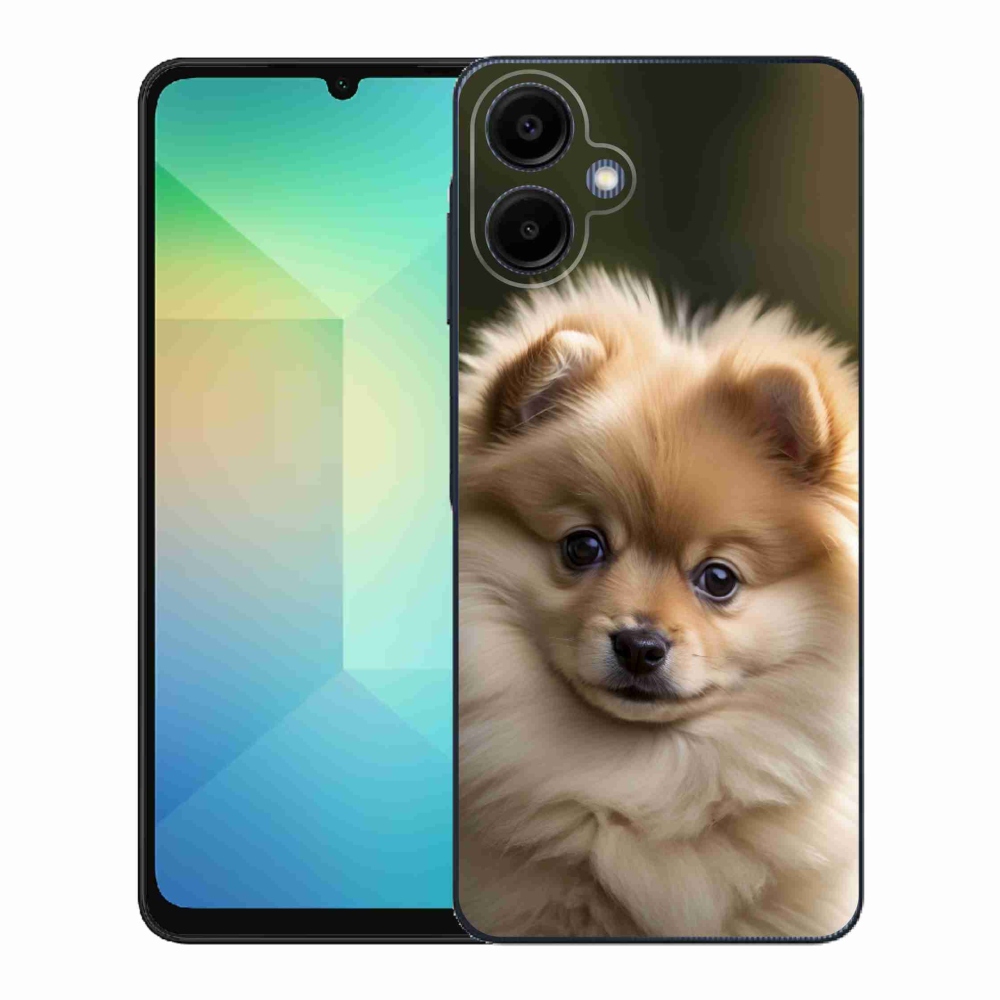 Gélový kryt mmCase na Samsung Galaxy A06 - roztomilý pomeranian 2