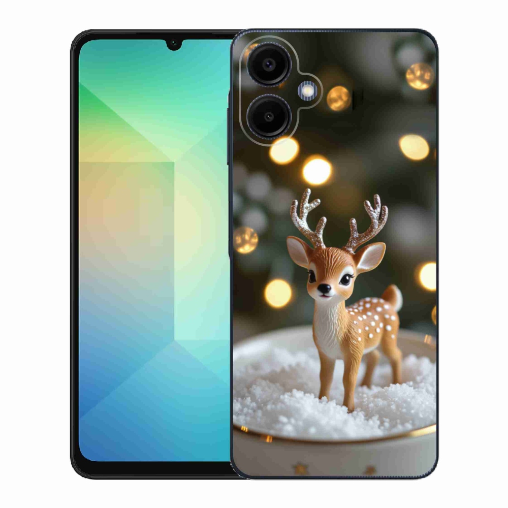 Gélový kryt mmCase na Samsung Galaxy A06 - roztomilý vianočný jeleň