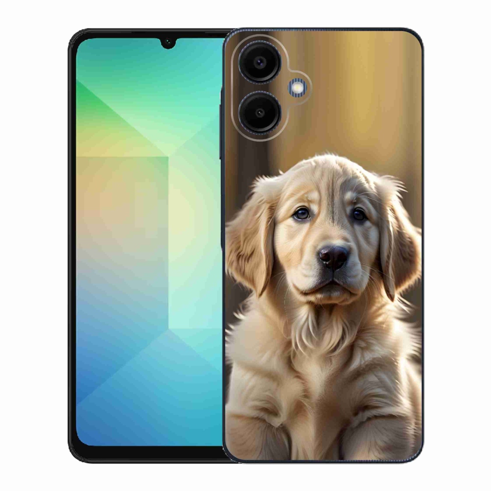 Gélový kryt mmCase na Samsung Galaxy A06 - roztomilý zlatý retriever