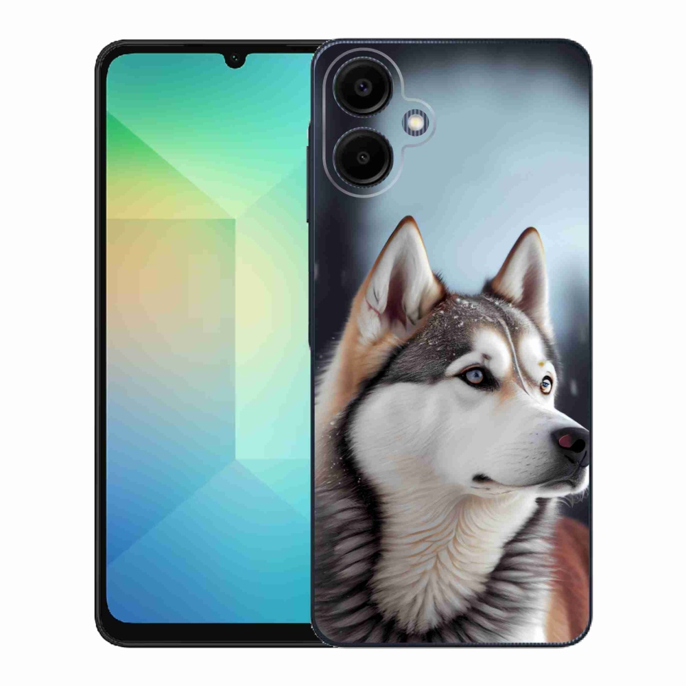 Gélový kryt mmCase na Samsung Galaxy A06 - sibírsky husky
