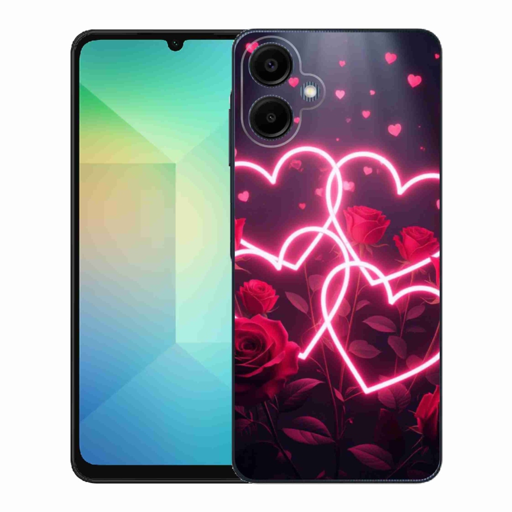 Gélový kryt mmCase na Samsung Galaxy A06 - srdce lásky