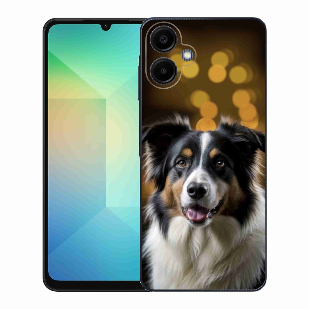 Gélový kryt mmCase na Samsung Galaxy A06 - usmievavý austrálsky ovčiak