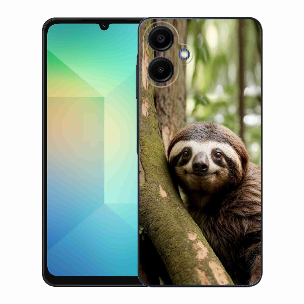 Gélový kryt mmCase na Samsung Galaxy A06 - usmievavý leňochod