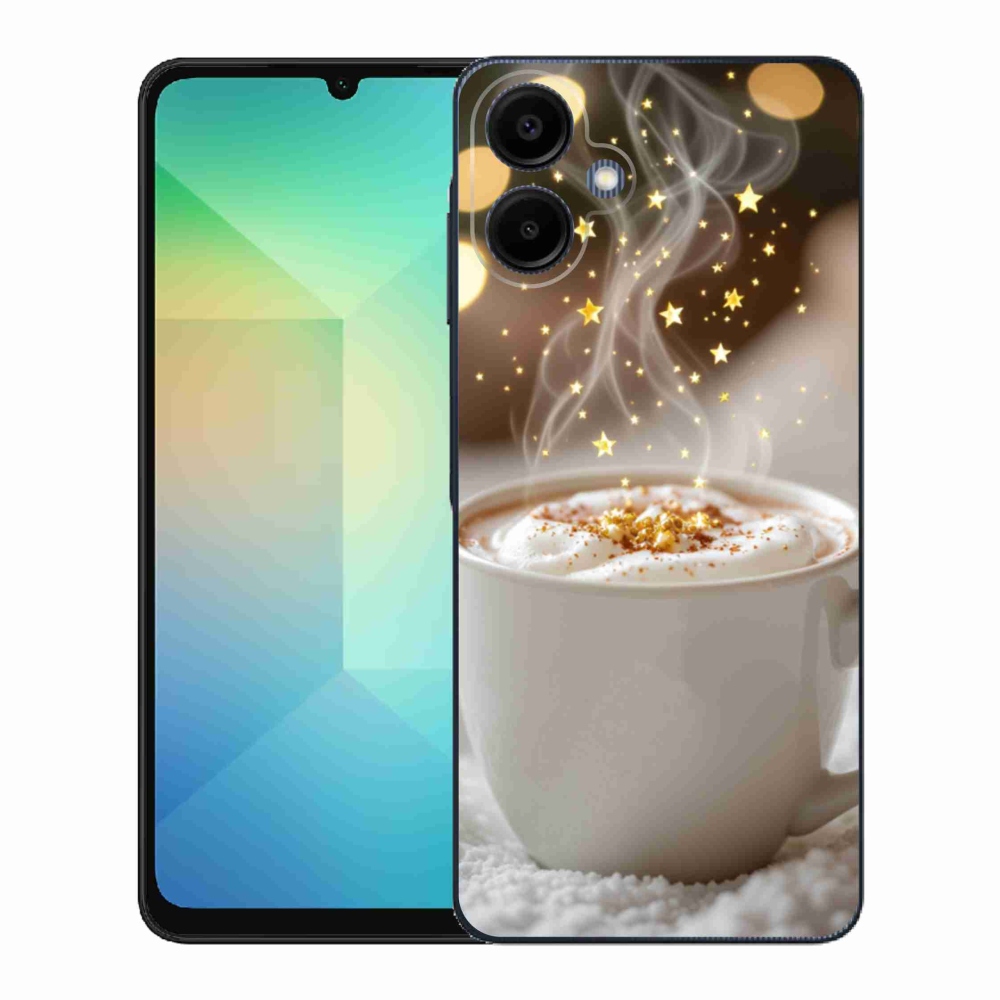 Gélový kryt mmCase na Samsung Galaxy A06 - vianočný horúci nápoj