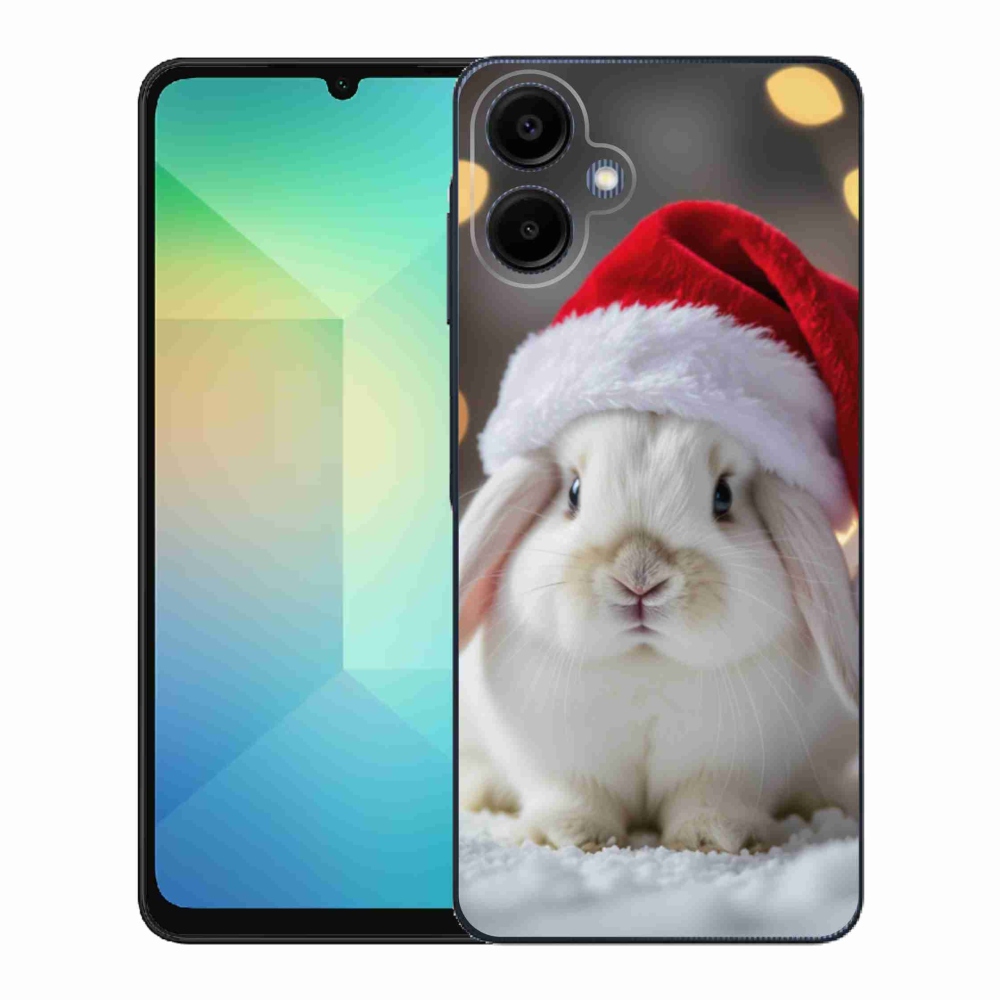 Gélový kryt mmCase na Samsung Galaxy A06 - vianočný králik