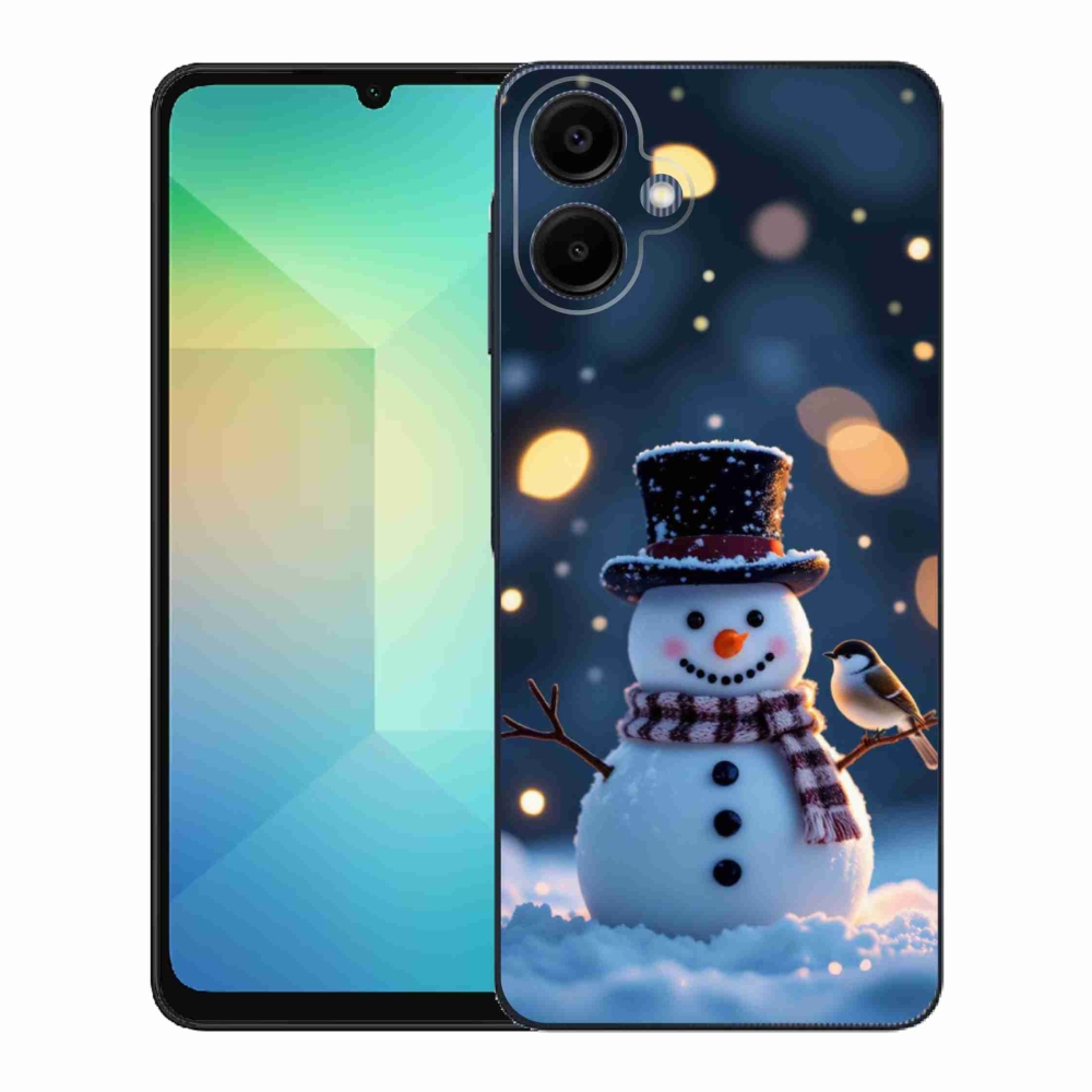 Gélový kryt mmCase na Samsung Galaxy A06 - vianočný snehuliak