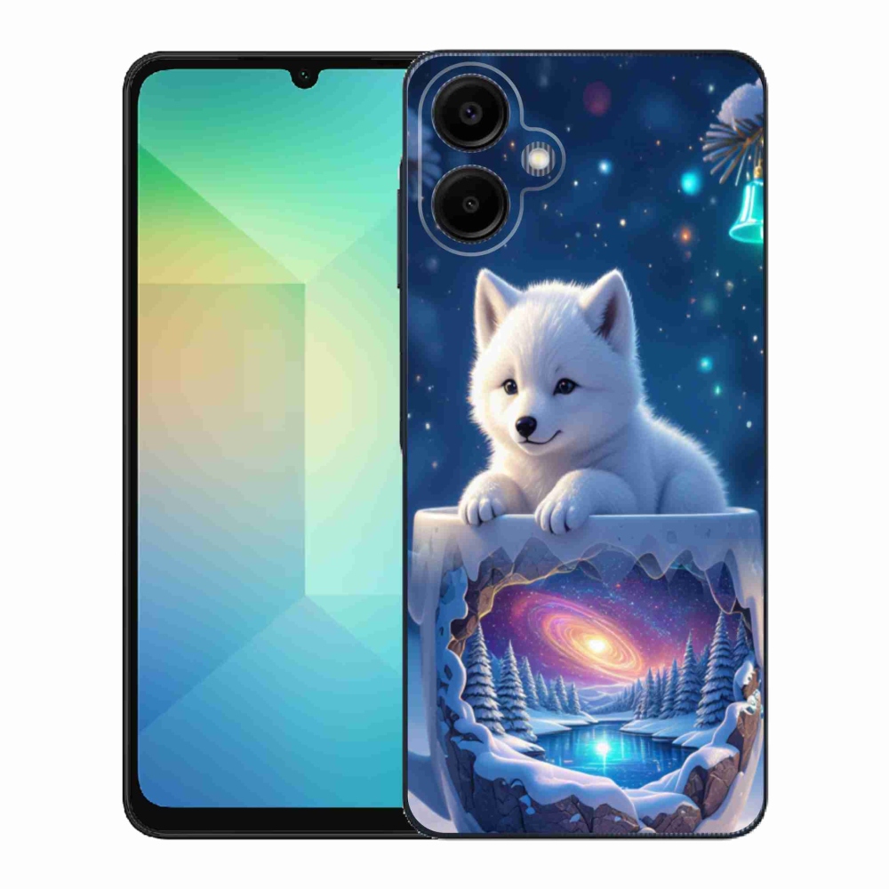 Gélový kryt mmCase na Samsung Galaxy A06 - vianočné šteňa