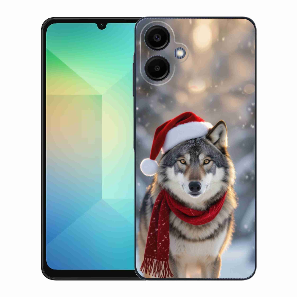 Gélový kryt mmCase na Samsung Galaxy A06 - vianočný vlk