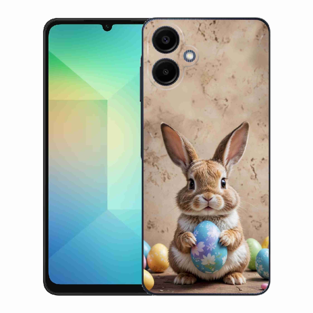 Gélový kryt mmCase na Samsung Galaxy A06 - veľkonočný zajačik