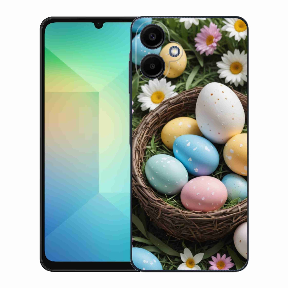 Gélový kryt mmCase na Samsung Galaxy A06 - veľkonočné vajíčka 2