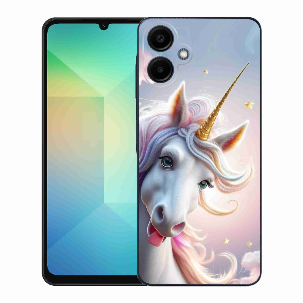 Gélový kryt mmCase na Samsung Galaxy A06 - veselý jednorožec