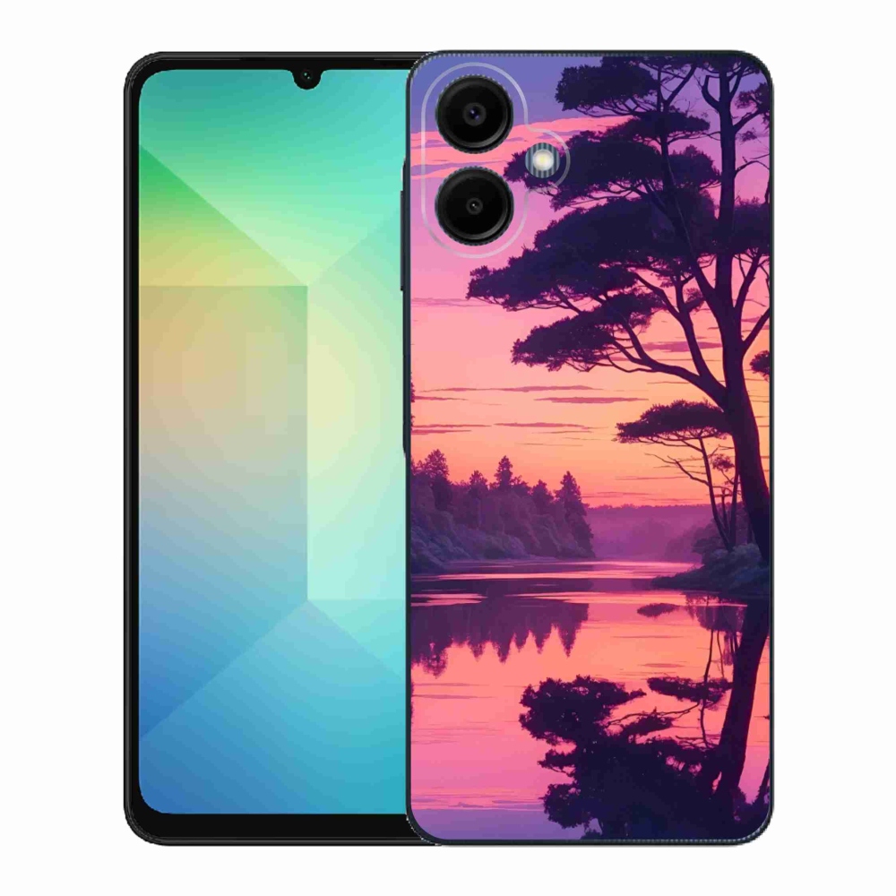 Gélový kryt mmCase na Samsung Galaxy A06 - západ slnka nad jazerom