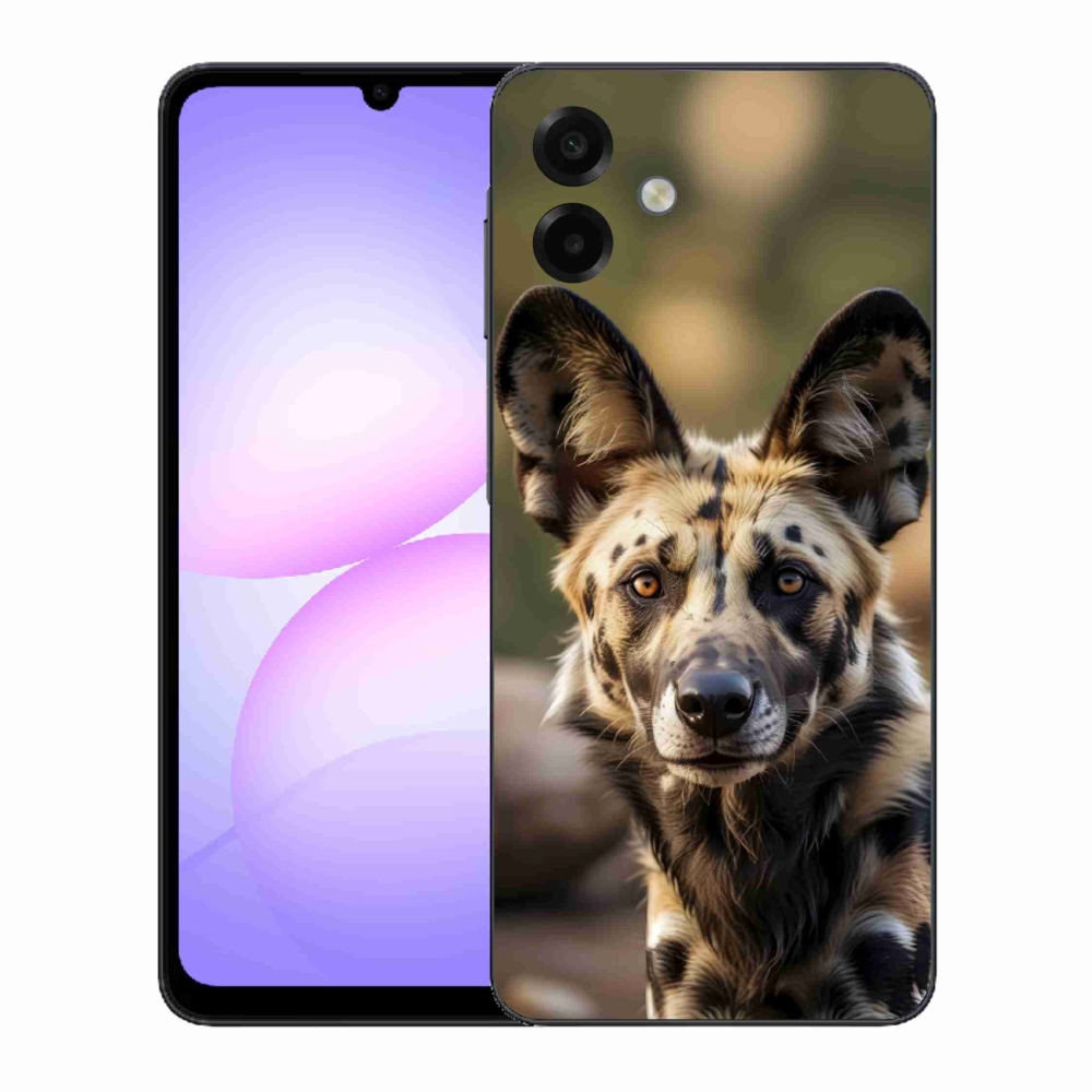 Gélový kryt mmCase Samsung Galaxy A07 - africký divoký pes