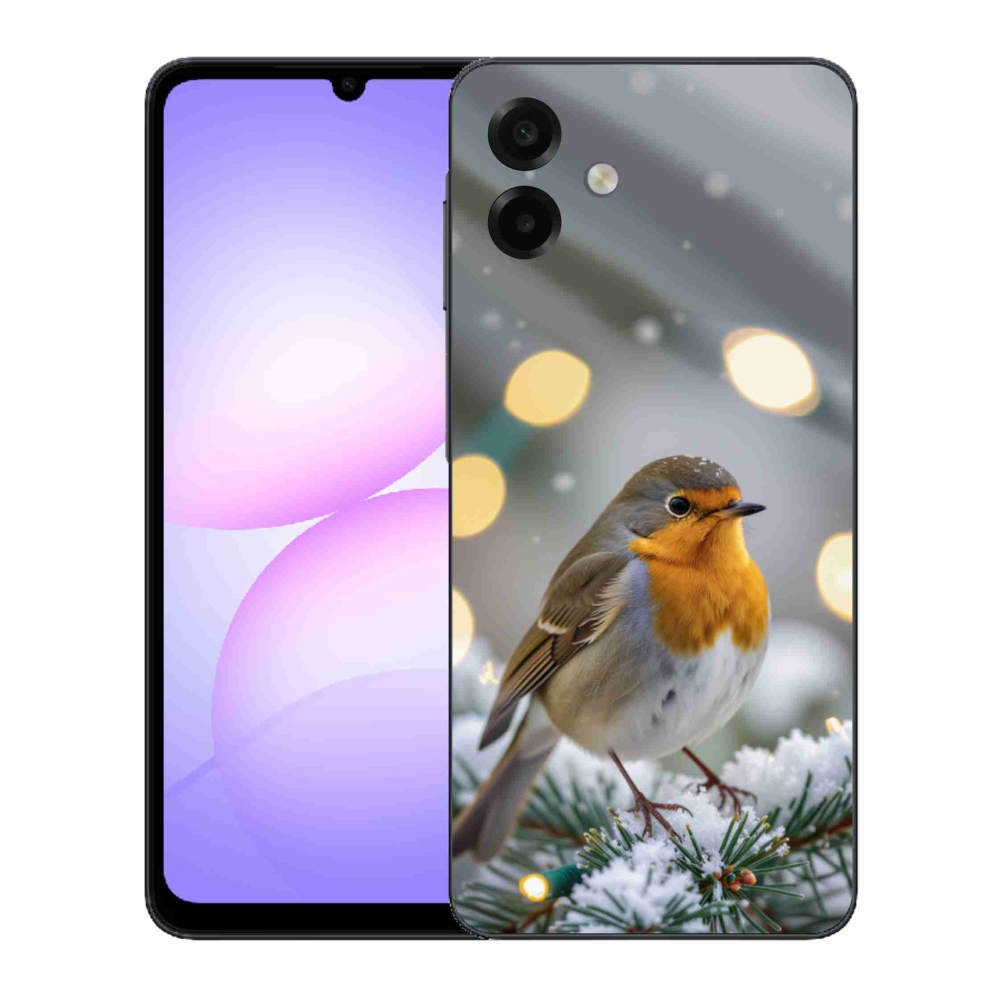 Gélový kryt mmCase na Samsung Galaxy A07 - červienka v zime