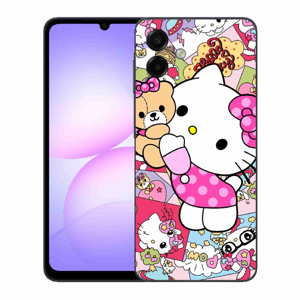 Gélový kryt mmCase na Samsung Galaxy A07 - cute kitty