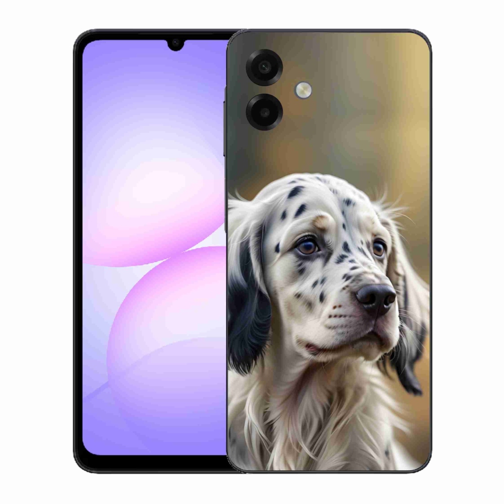 Gélový kryt mmCase na Samsung Galaxy A07 - anglický seter