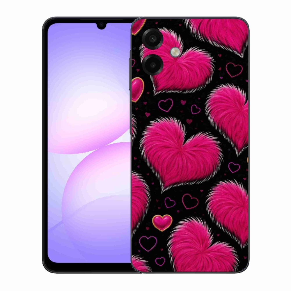 Gélový kryt mmCase na Samsung Galaxy A07 - hebké srdce