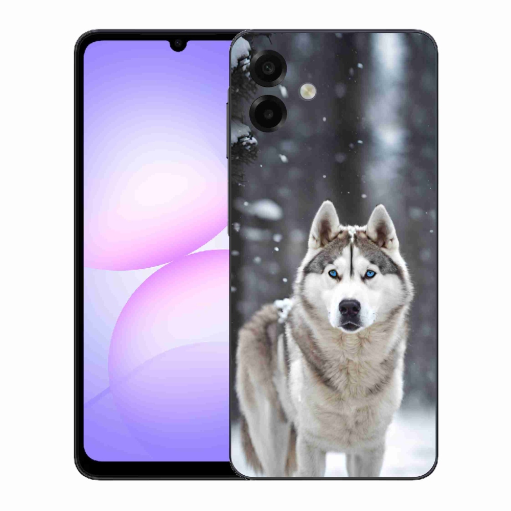 Gélový kryt mmCase na Samsung Galaxy A07 - husky 2