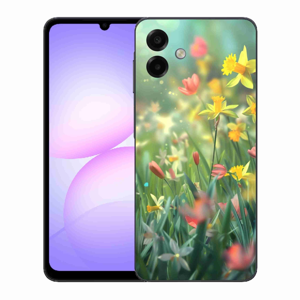 Gélový kryt mmCase na Samsung Galaxy A07 - jarné kvety