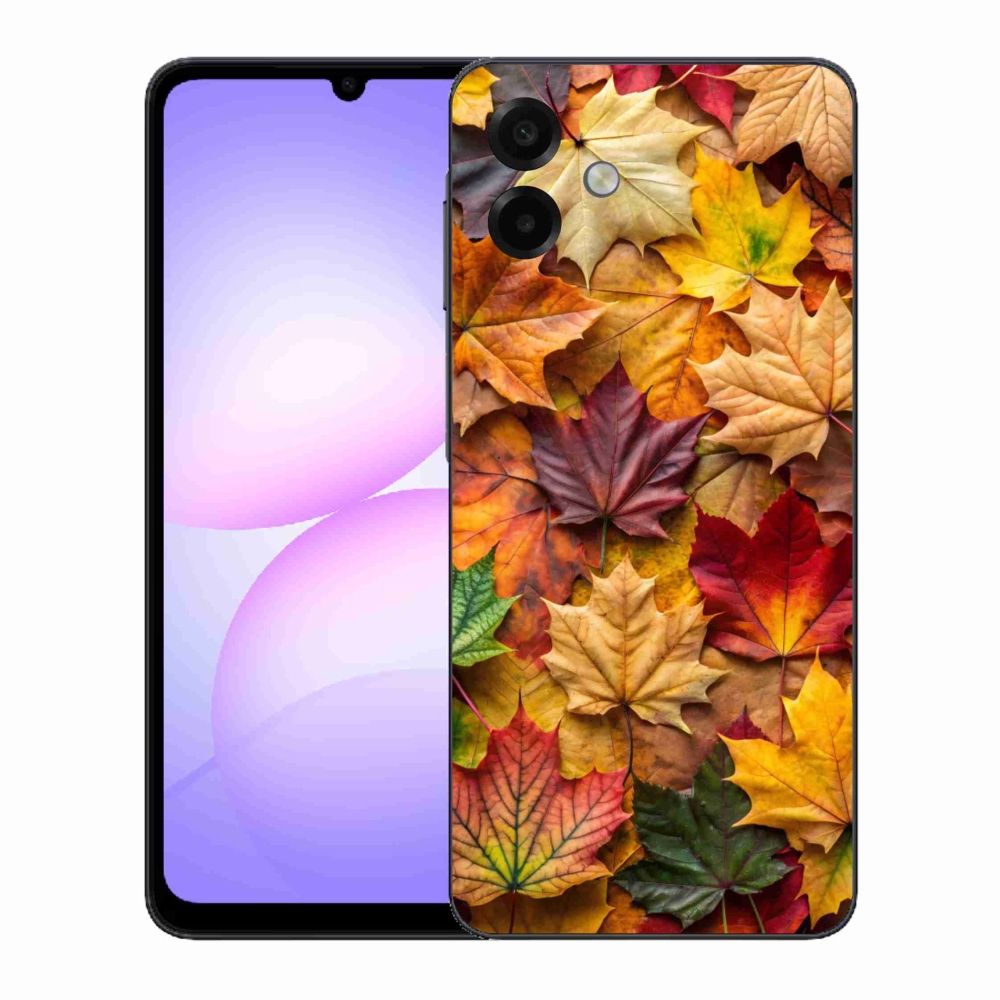 Gélový kryt mmCase na Samsung Galaxy A07 - javorové listy 2