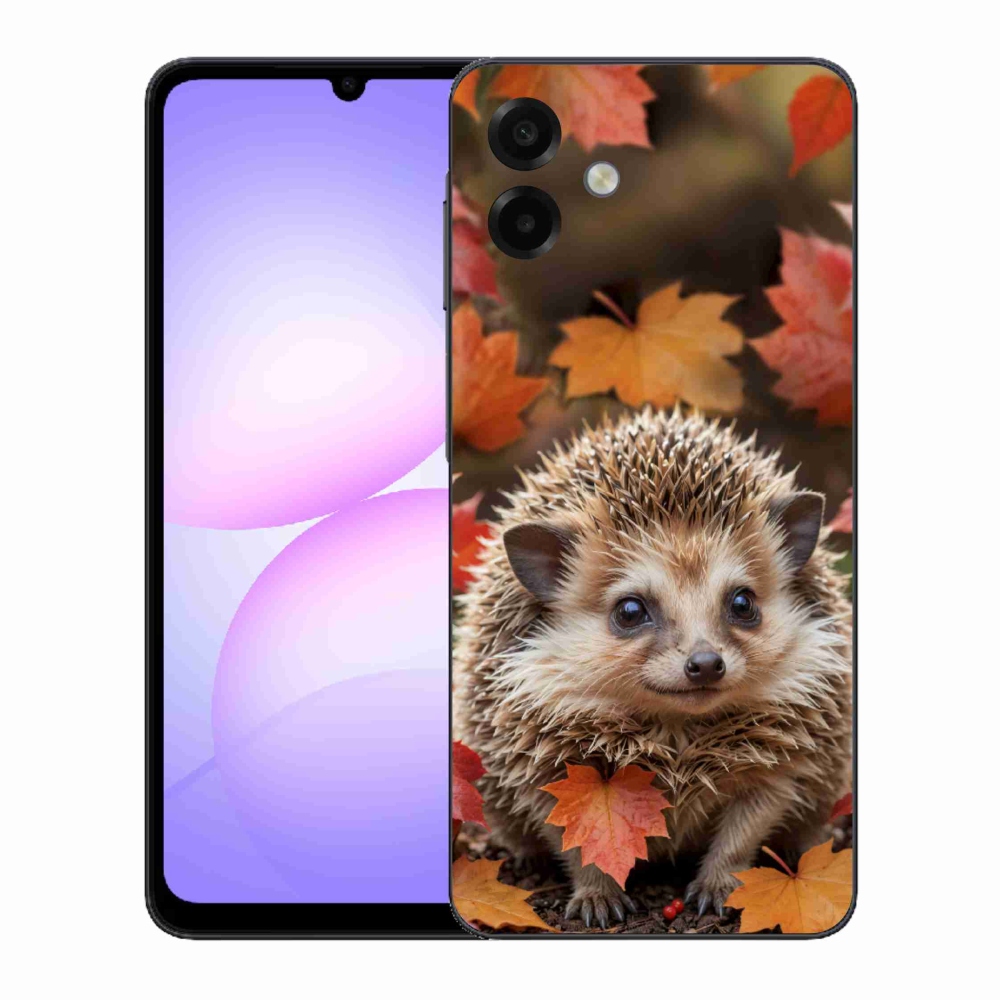 Gélový kryt mmCase na Samsung Galaxy A07 - ježko v lístia