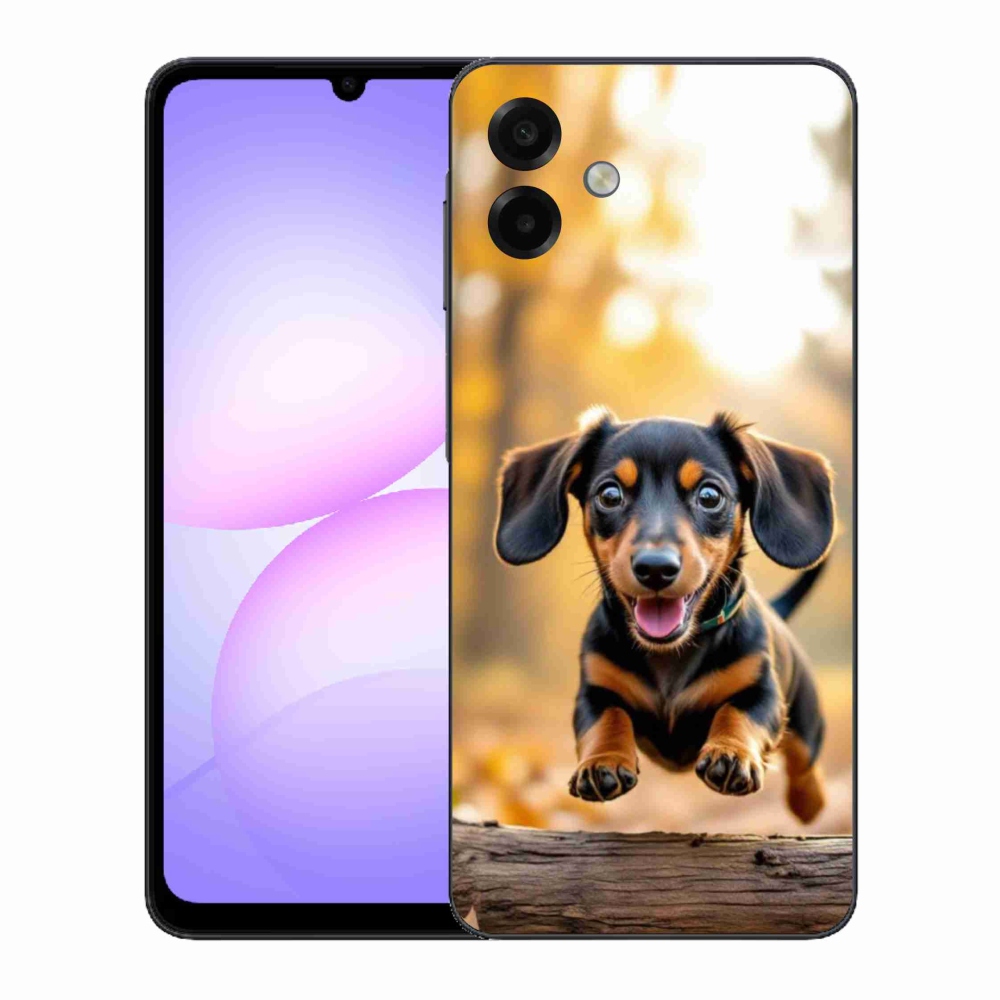 Gélový kryt mmCase na Samsung Galaxy A07 - jazvečík 2